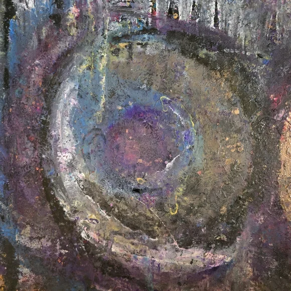 HANDCRAFTED Abstract Painting HANDPAINTED & HANDMADE Wall Art Decor 24x30